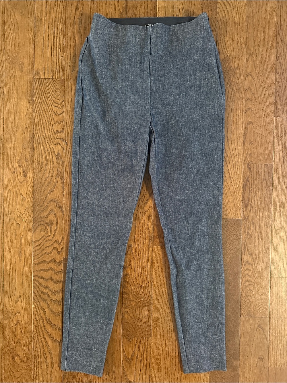 LOFT Slim Ponte Knit Women’s Jeans - Gray/Blue